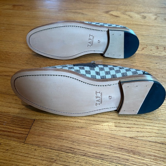 Taft Men\'s Checkered Loafers - Brown and Beige